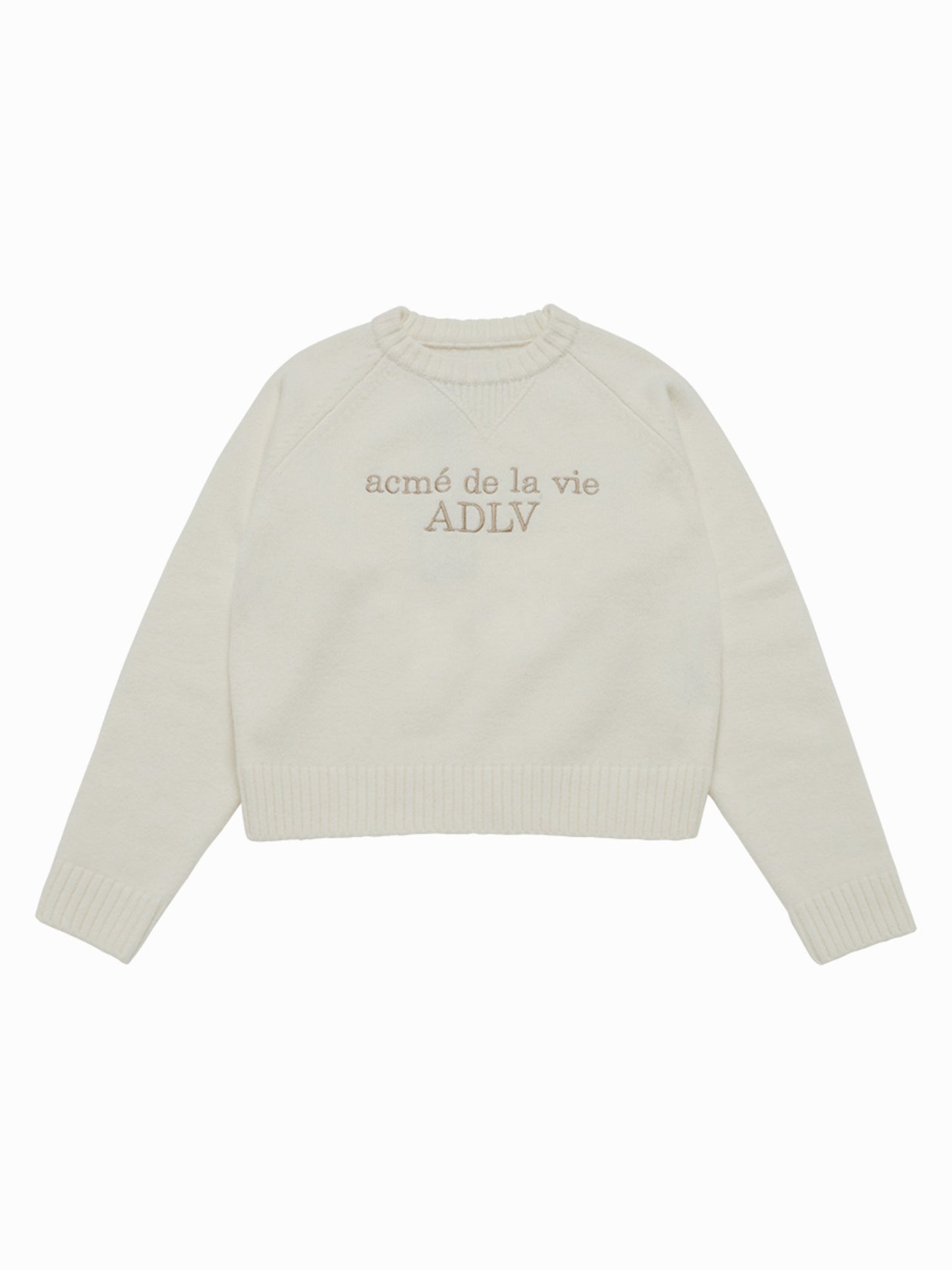 Yena x Adlv Woman basic Logo Knit