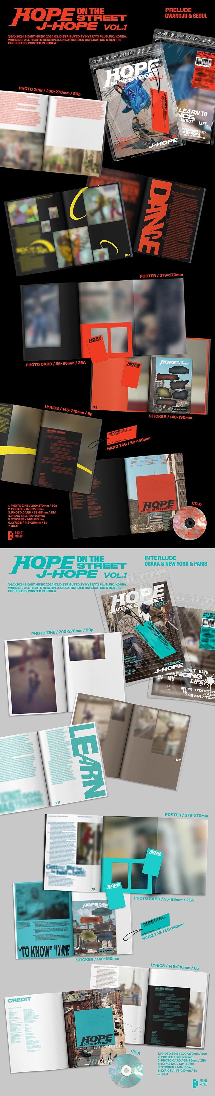 BTS JHOPE - HOPE ON THE STREET VOL.1 - Album