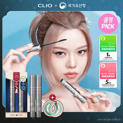 [K-Royal Heritage Edition] Clio Kill Lash Superproof Mascara with Gift (1+1+ Jade Ring)