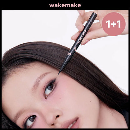 [Hello Kitty Black Edition] WAKEMAKE Iron Wall Pen Eyeliner with Gift (1+1)