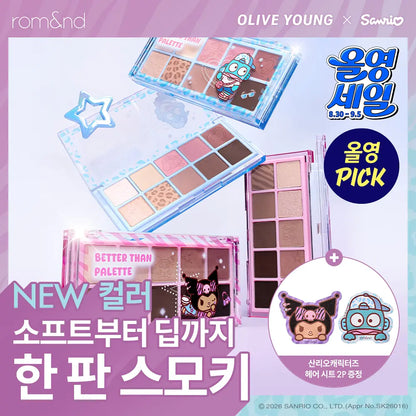 [Sanrio] Rom&nd Better Than Palette with Gift (+Hair Sheet)
