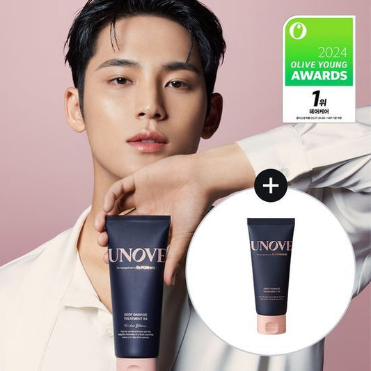 [Seventeen Mingyu Pick] UNOVE Deep Damage Treatment EX (Obsessed Hair Pack) Tender Bloom 207ml + 100ml