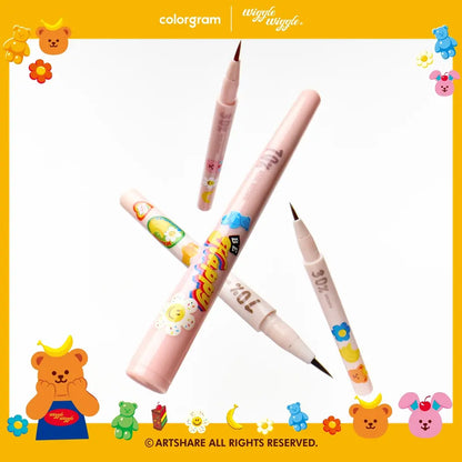[Wiggle Wiggle Collaboration] Colorgram Shade Re-Forming Brush Liner Double Set