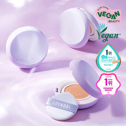 [Clear Radiant Cushion] Cosnori Panthenol Vegan Glow Cushion