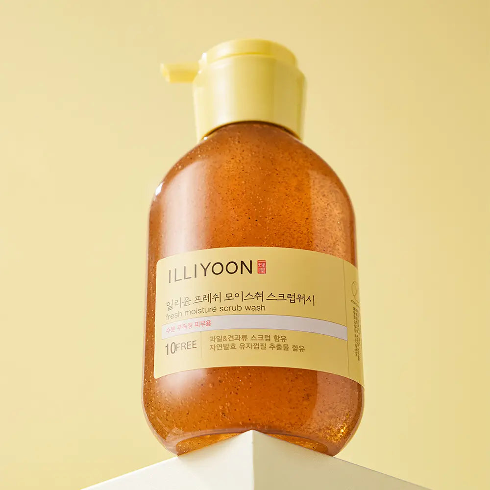 [Monchhichi Limited Edition] ILLIYOON Fresh Moisture Scrub Wash with Gift
