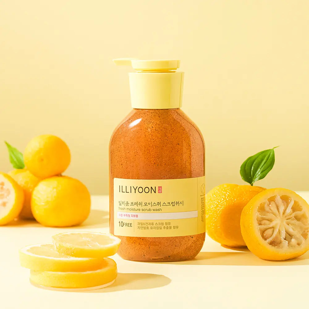 [Monchhichi Limited Edition] ILLIYOON Fresh Moisture Scrub Wash with Gift