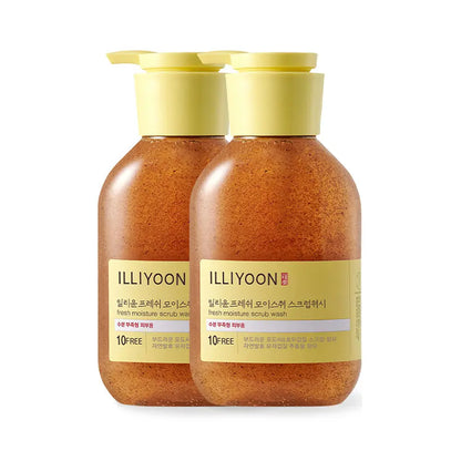 [Monchhichi Limited Edition] ILLIYOON Fresh Moisture Scrub Wash with Gift