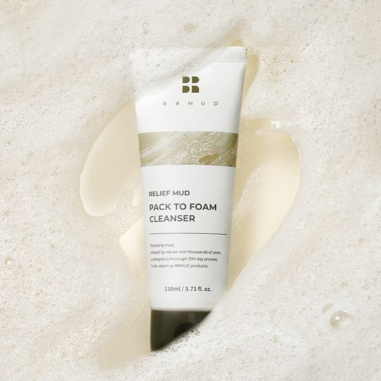 [ATEEZ Pick] BRMUD Relief Mud Pack to foam Cleanser 110ml