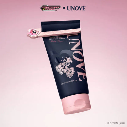 [Powerpuff Girls X UNOVE] Deep Damage Repair Hair Mask Tender Bloom 320ml Double Set with Gift (+ Squeezer)