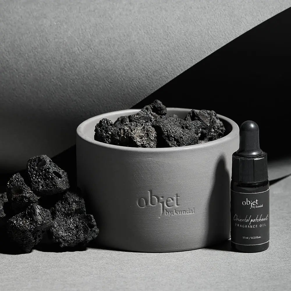 Objet by Kundal Perfume Volcanique Stone Diffuser with Gift (+ Ribbon Bunny Keyring)