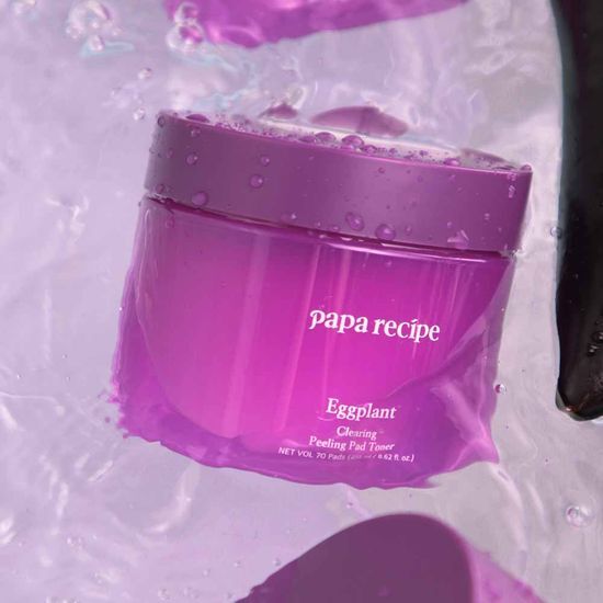 [Day6 Sungjin Pick] Papa Recipe Eggplant Clearing Moisture Exfoliating Peeling Pad Toner (70 Sheets)
