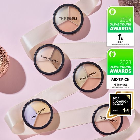 [Ive Lee Seo Pick] The Saem Cover Perfection Triple Pot Concealer