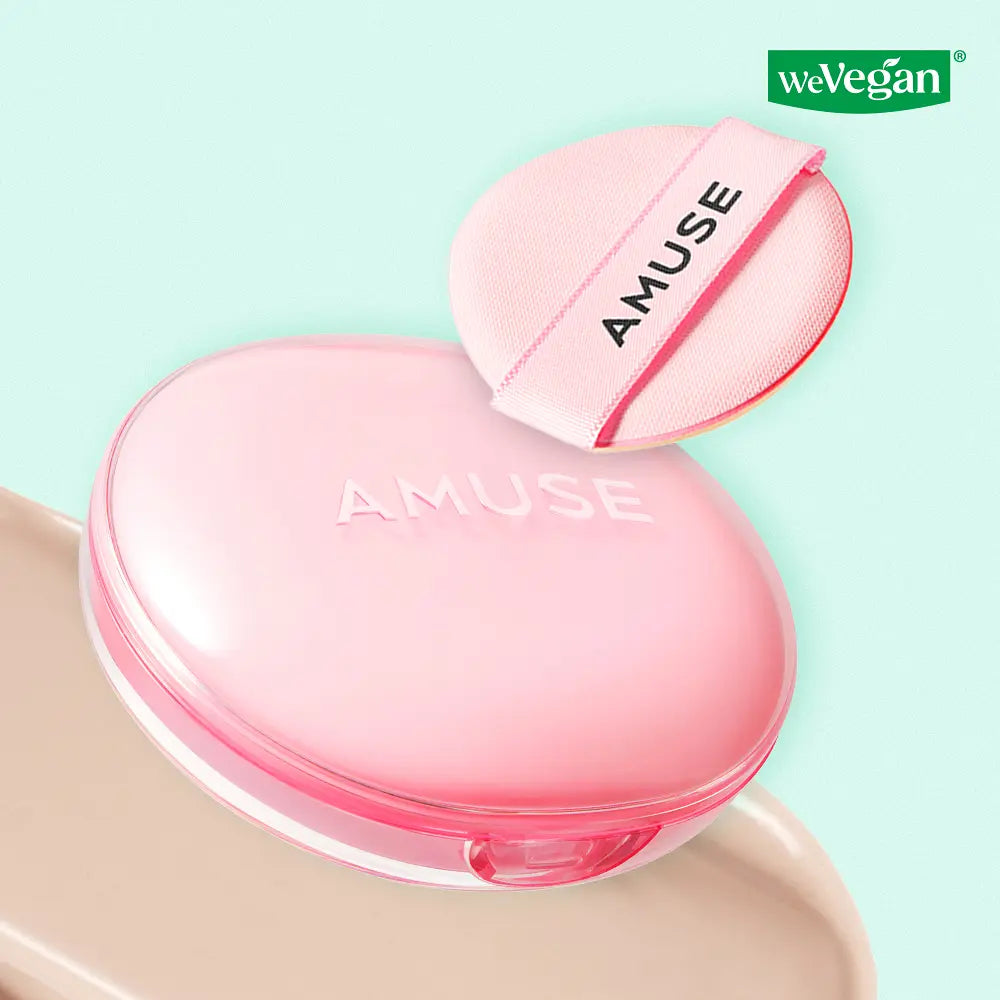 [Ive Wonyoung Pick] Amuse Dew Power Vegan Cushion SPF50+ PA++++  (Product + Refill)