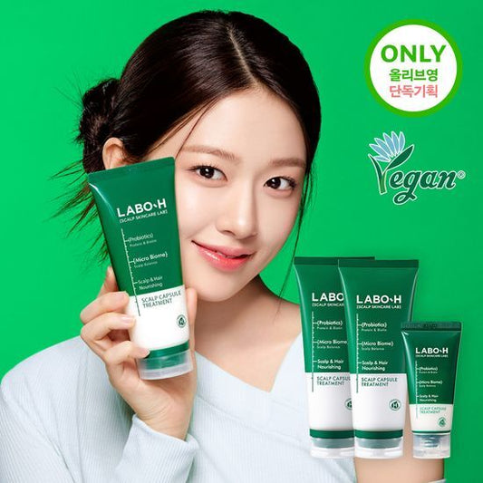 [Ive Yujin Pick] Labo H Scalp Strengthening Capsule Treatment Hair Loss Symptom Relief 200ML