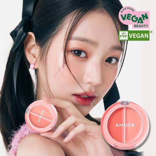 [Ive Wonyoung Pick]  Amuse Lip and Cheek Healthy Balm