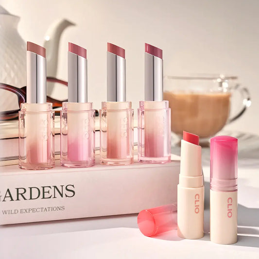 [Milk Tea Edition] Clio Crystal Glam Balm 3.2g with Gift 1 Mini Lip Balm