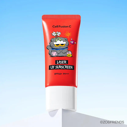 Zo & Friends X Cell Fusion C Laser UV Sunscreen 35ml Double Set with Gift (+Figure Sunscreen Tweezers)
