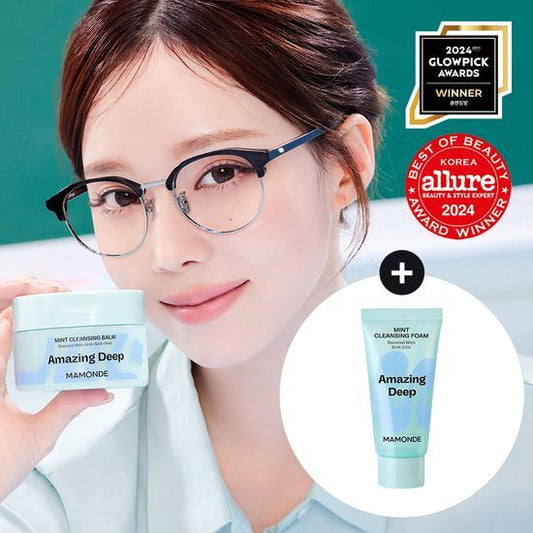[Aespa Winter Pick] Mamonde Amazing Deep Mint Cleansing Balm 90ml  (+ Foam 30ml)