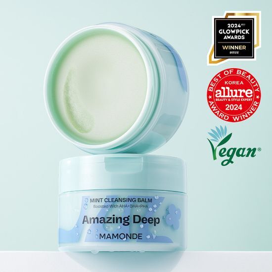 [Aespa Winter Pick] Mamonde Amazing Deep Mint Cleansing Balm 90ml  (+ Foam 30ml)
