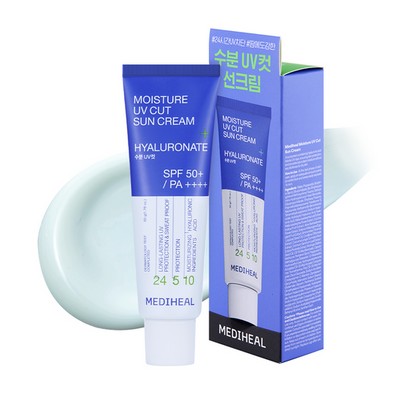 [24-Hour Protection/Waterproof Sunscreen] Mediheal Moisture UV Cut Sunscreen 50g [Hyaluronic Acid]