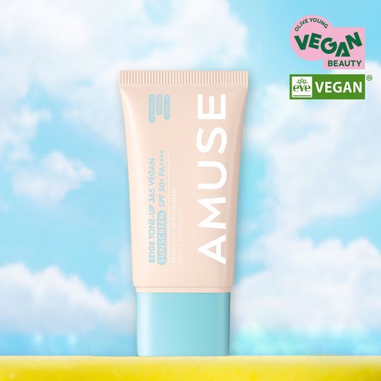 Amuse Beige Tone-up 365 Vegan Sun Cream 40ml