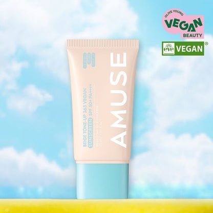 Amuse Beige Tone-up 365 Vegan Sun Cream 40ml