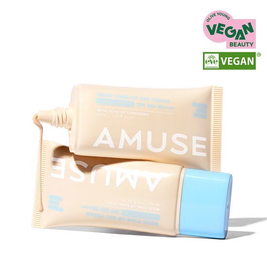Amuse Beige Tone-up 365 Vegan Sun Cream 40ml