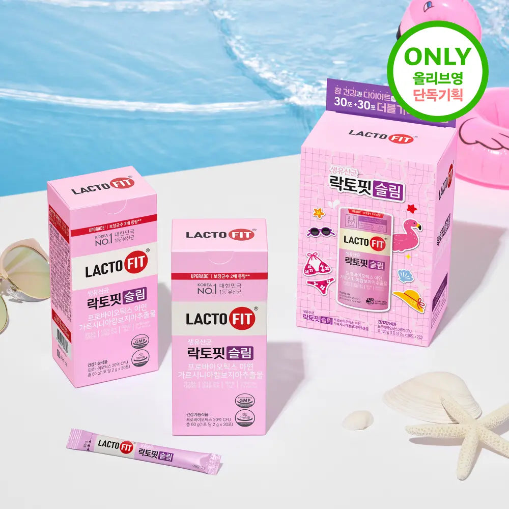 [Pokemon Edition] Lacto-Fit Slim 30 Packs with Gift