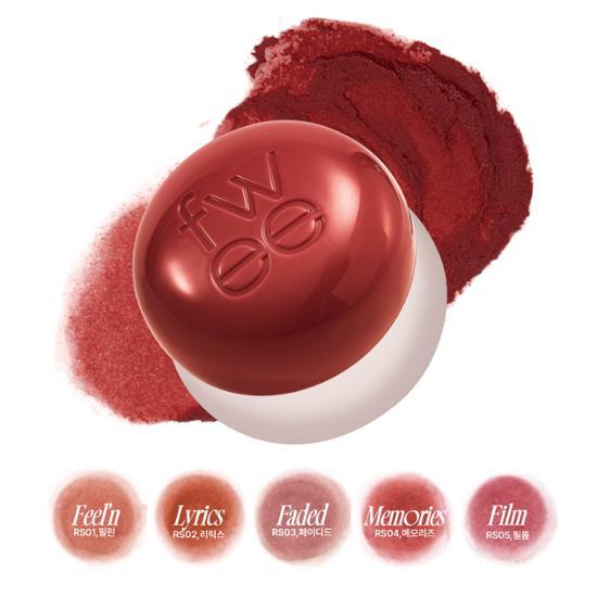 FWEE - Lip  & Cheek Blurry Pudding Pot (30 Colors Available)