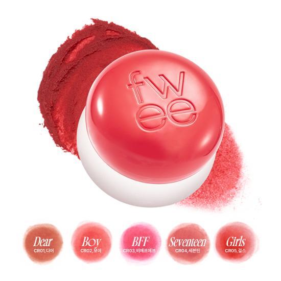 FWEE - Lip  & Cheek Blurry Pudding Pot (30 Colors Available)