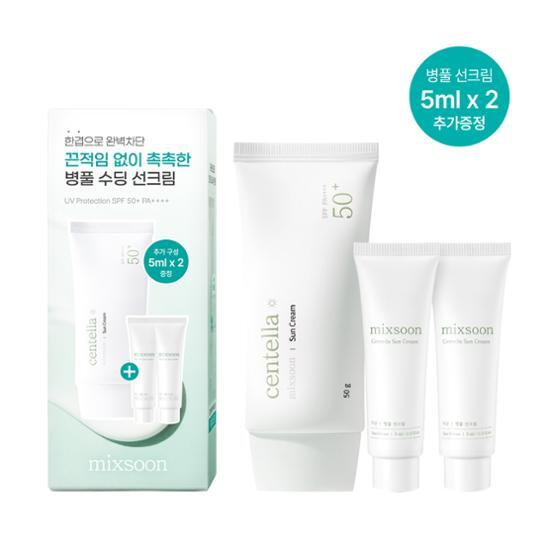 [ENHYPEN Jungwon Pick] Mixsoon Centella Sun Cream 50g (+2pcs 5ml Mini)