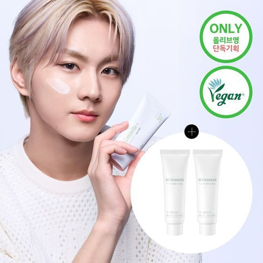 [ENHYPEN Jungwon Pick] Mixsoon Centella Sun Cream 50g (+2pcs 5ml Mini)