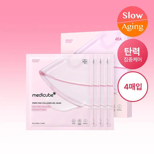 Medicube PDRN Pink Collagen Gel Mask Pack (4 Sheets)