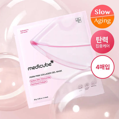 Medicube PDRN Pink Collagen Gel Mask Pack (4 Sheets)