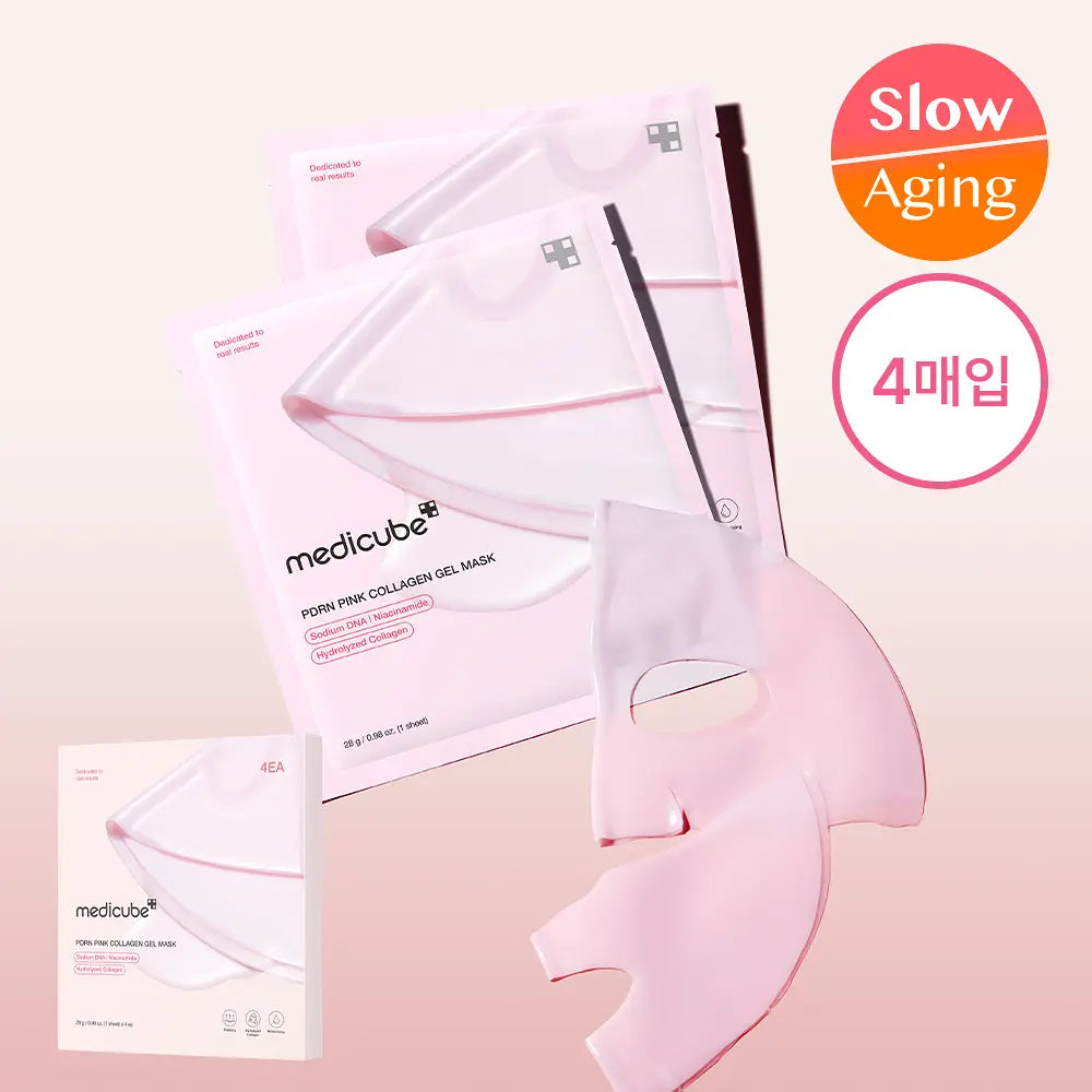 Medicube PDRN Pink Collagen Gel Mask Pack (4 Sheets)