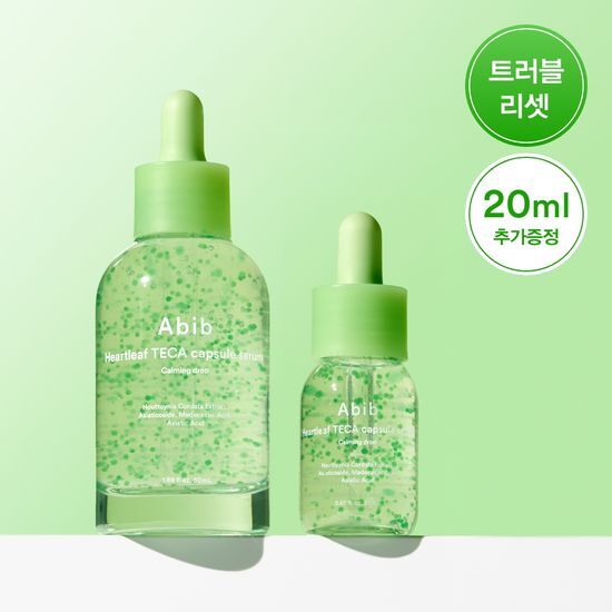[Cha Eunwoo Pick] Abib Heartleaf Teca Capsule Serum Calming Drop 50ml (+20ml Gift)
