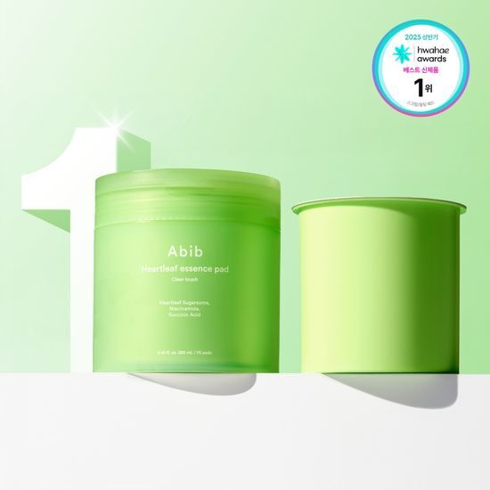 [Cha Eunwoo Pick] Abib Heartleaf Essence Pad Clear Touch 140 Sheets (70 Sheets + 70 Refills)