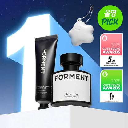 [Jungkook Pick Awards Limited Edition]Forment Signature Perfume Cotton Hug 50ml(+ 30ml Hand Cream + Mini Perfume Balm Keychain)