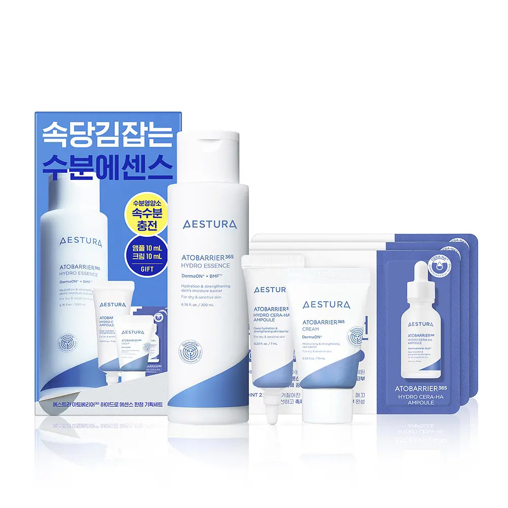Aestura Atobarrier 365 Hydro Essence 200ml (+ Cream 10ml + Cera-Hyal Ampoule 10ml)