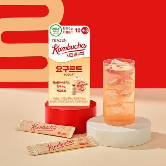 Teazen Kombucha Yogurt/Plum Flavor  (10 pcs)