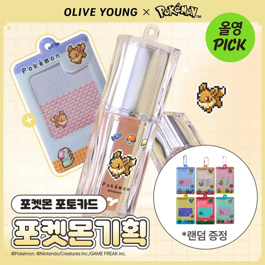 Pokemon X Tony Moly Get It Tint Waterful Syrup with Gift (Random Photo Card Holder)