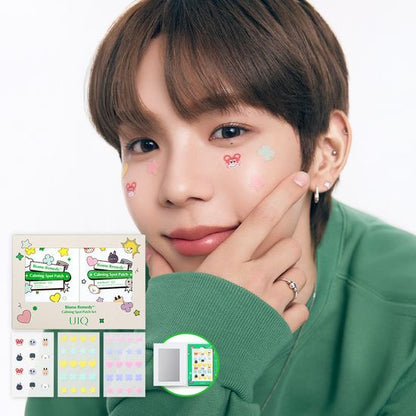 Riize x UIQ Biome Remedy Calming Spot Patch Set (Folder Mirror + 96 Patches)