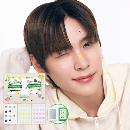 Riize x UIQ Biome Remedy Calming Spot Patch Set (Folder Mirror + 96 Patches)