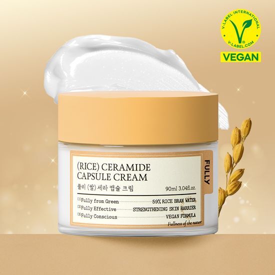[Uhm Jung-hwa Pick /Moisturizing Glow] Fully Rice Ceramide Capsule Cream 90ml