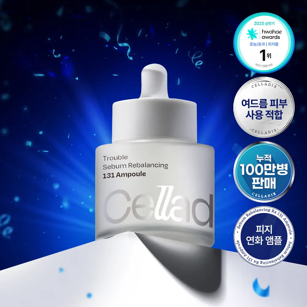 [Trouble Care #1 / Kiss of Life haneul Pick] Celladix Trouble Sebum Rebalancing RX 131 Ampoule 30ml