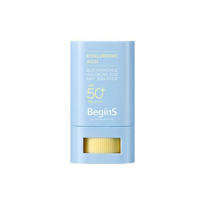 Begins by Jung Saem Mool Blue Chamomile Hyaluronic Acid Airy Sun Stick 15g