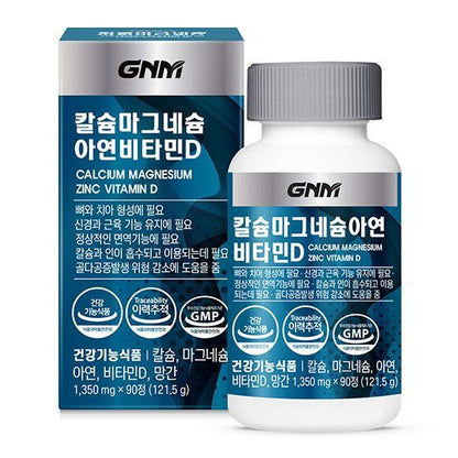 GNM Calcium Magnesium Zinc Vitamin D – 90 Tablets (3-Month Supply)