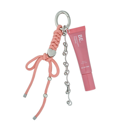 BE ON TIME Vegan Fluffy Lip Plumper Balm Keyring
