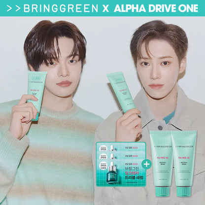 [Alpha Drive One Pick] Bring Green Tea Tree Cica Soothing Cream Plus 100ml (2-pack/single item)