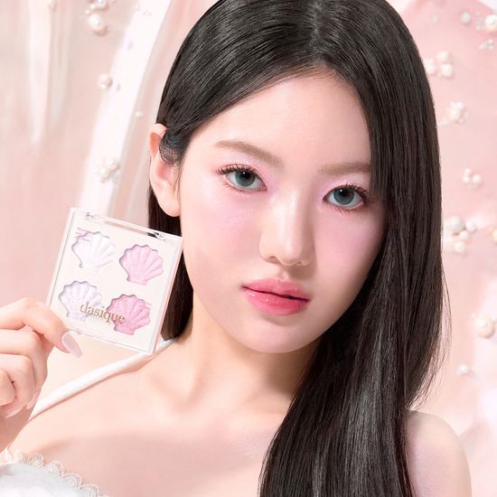 Kiiikiii Sui X Dasique Shine Glow Highlighter Palette 5.5g - 01 Twinkle Mermaid